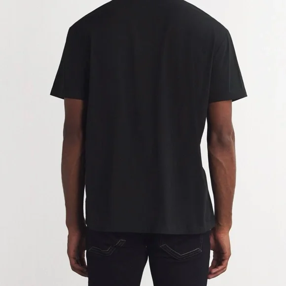 Ralph Lauren Black T-Shirt with iconic polo pony in pink - Picture 7 of 7